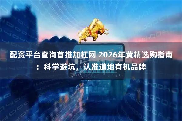 配资平台查询首推加杠网 2026年黄精选购指南：科学避坑，认准道地有机品牌